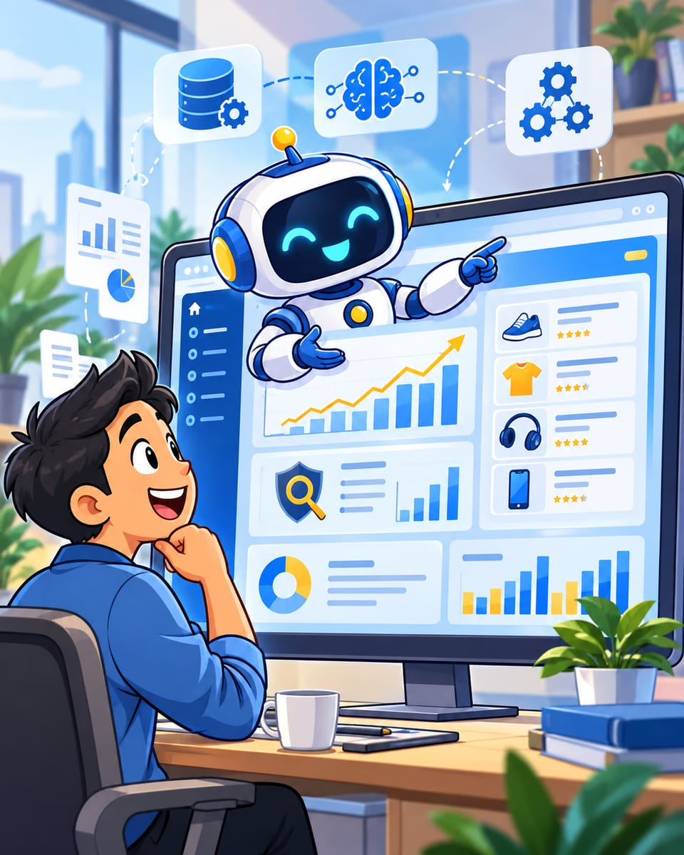 AI & ML dalam Sistem Web Custom: Ubah Data Operasional Menjadi Efisiensi Nyata
