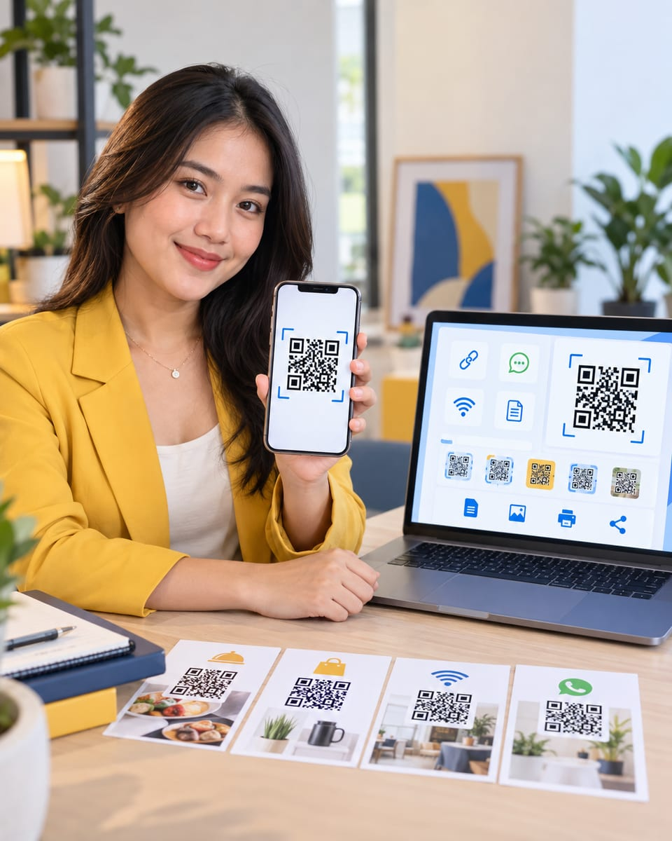 Buat QR Code Profesional dalam Hitungan Detik—Tanpa Coding 📲