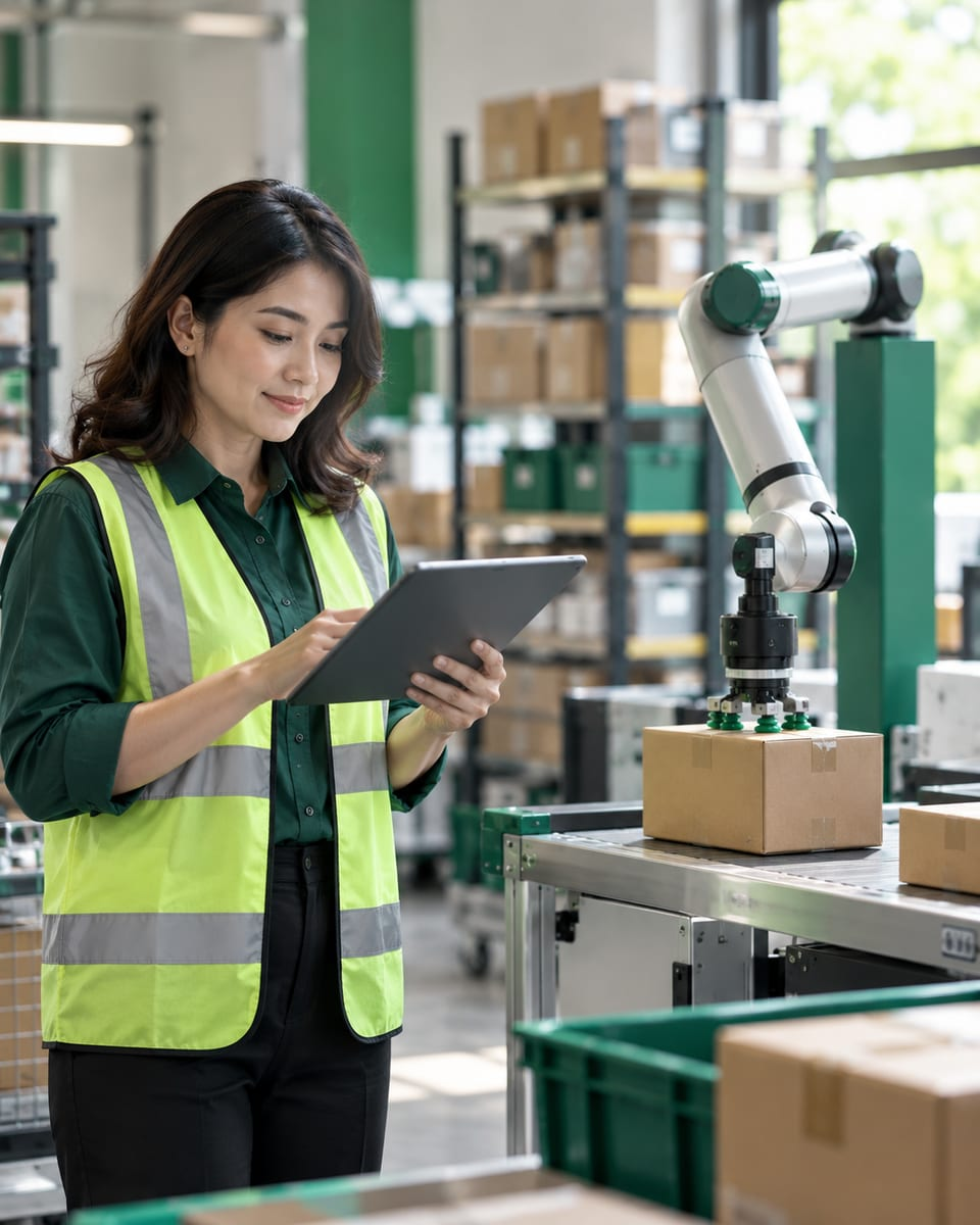 Cobot untuk UMKM: Robot Lengan Kolaboratif Terjangkau, Terkontrol via Dashboard Web Anda
